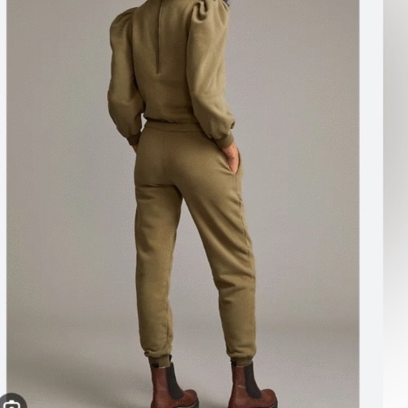 MADELEINE THOMPSON Molly Sweatsuit Puff Sleeve Jumpsuit - Picture 2 of 7